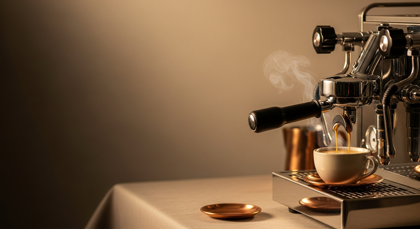 Profitec espressomachine in gebruik